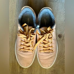 Women's Allbirds WP Wool Piper Woven Shoes Lux Camel (Blizzard Sole) Size 8
